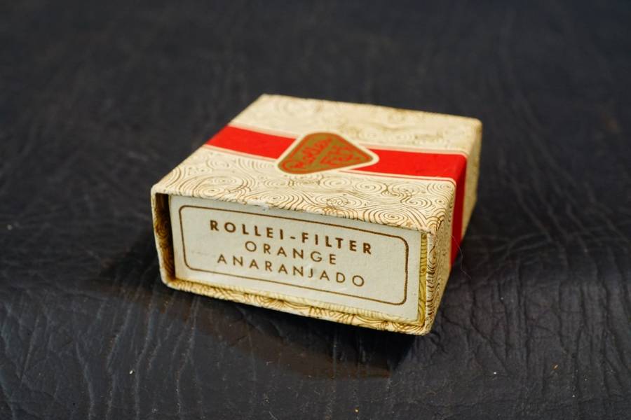 Rollei Franks & Heidecke RI/Bay 1 - Orange Filter with Case a Original Box **Great Condition**