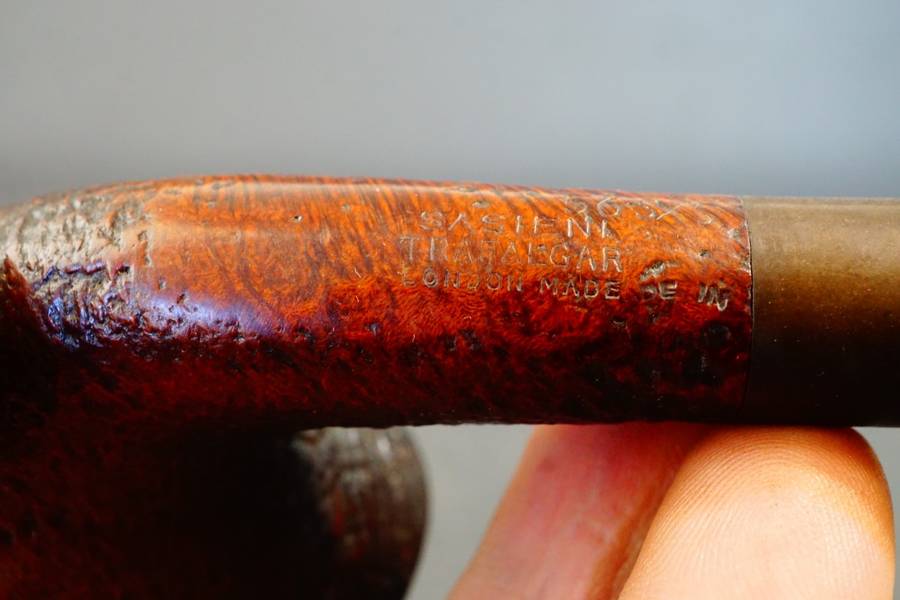 Sasieni Sandhurst Bent Billiard (56 SXS) Tobacco Pipe **Good Condition**