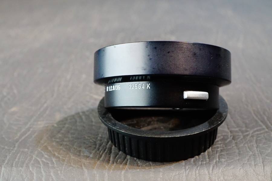 Leica Leitz Wetzlar Lens Hood 12564K fits R 50/2, 35/2.8 **Great Condition**