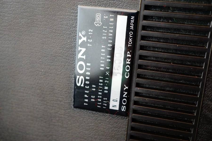 Vintage Sony TC-12 Tapecorder Cassette Corder Tokyo Japan in Micro Case **Excellent Condition**
