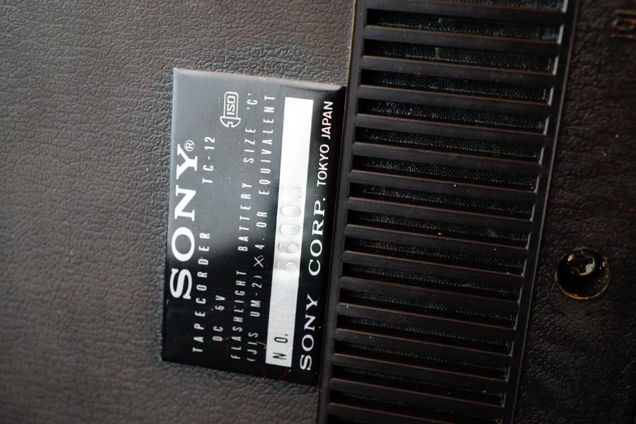 Vintage Sony TC-12 Tapecorder Cassette Corder Tokyo Japan in Micro Case **Excellent Condition**