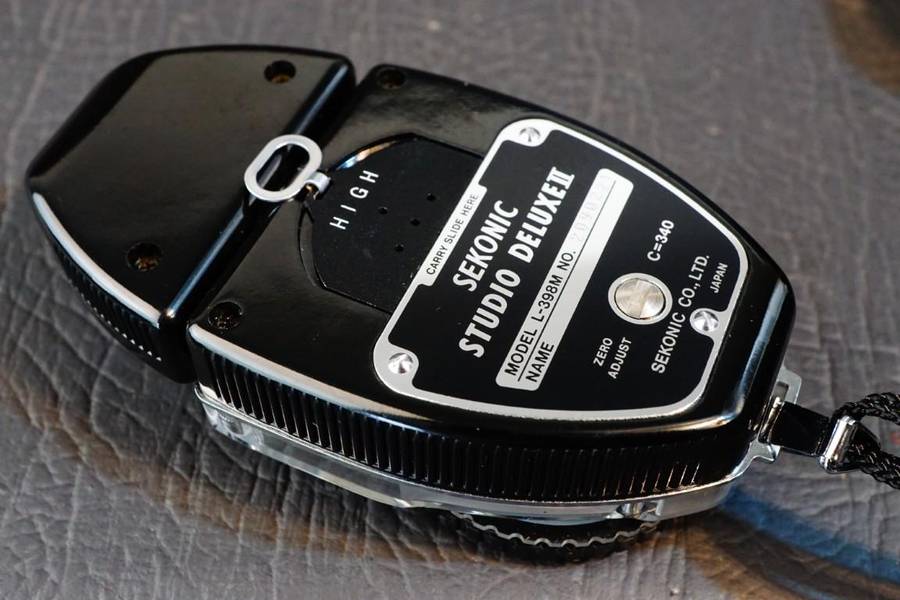 SEKONIC L-398M Studio Deluxe II Light Meter L-398 with Original Case **Excellent Condition**
