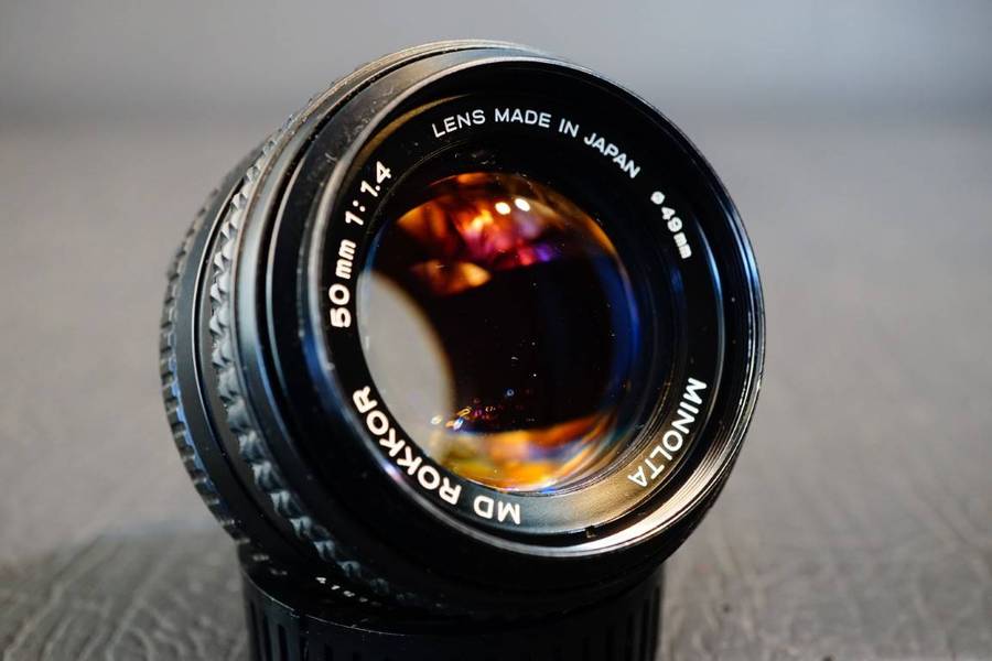 Minolta MD Rokkor 50mm F1.4 Lens in Minolta MD Mount **Great Condition**
