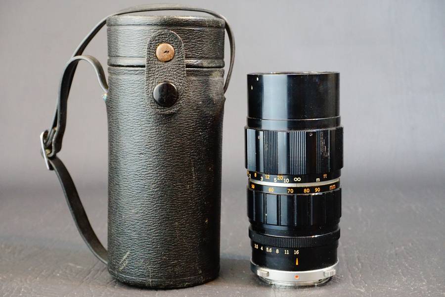 Olympus Zuiko Auto Zoom 50-90mm f3.5 MF Lens Pen F FT FV and Case  **Good Condition**