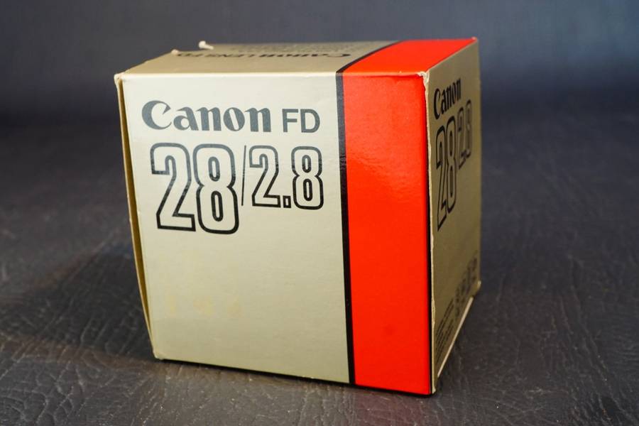 **Boxed** Canon FD 28mm F2.8 Lens in Canon FD Mount  **Excellent Condition**