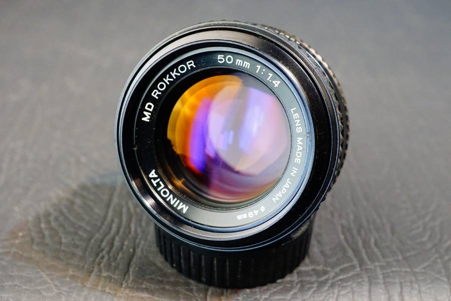 **Bokeh Legend** Minolta MD Rokkor PG 50mm F1.4 in Minolta MD Mount  **Excellent Condition**