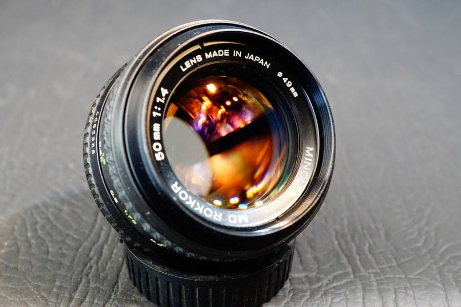 **Bokeh Legend** Minolta MD Rokkor PG 50mm F1.4 in Minolta MD Mount  **Excellent Condition**