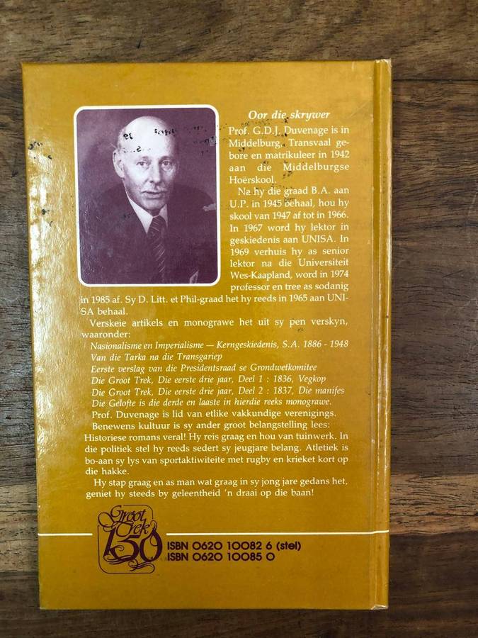 (First Edition) Die Groot Trek Deel 3 - GDJ Duvenhage (Hardcover with no dj)