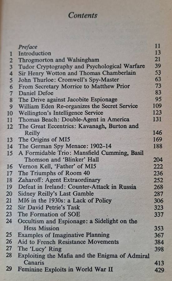 A History of British Secret Service - Richard Deacon (paperback)