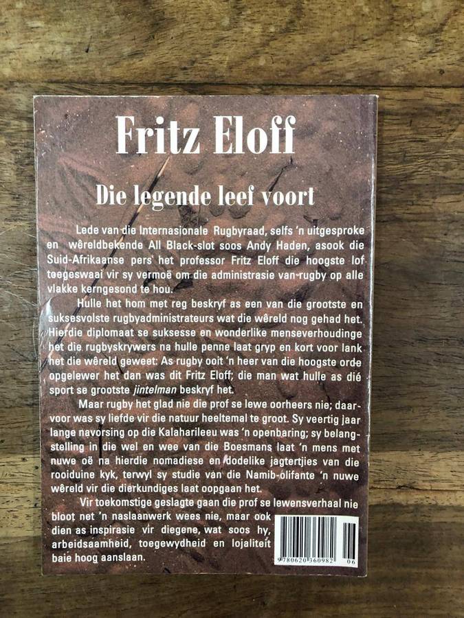 Fritz Eloff - Jan Roderigues (Paperback) Signed Copy