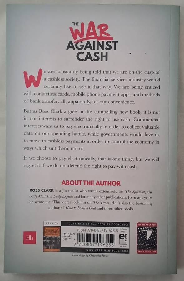 The War Against Cash - Ross Clark (Paperback)