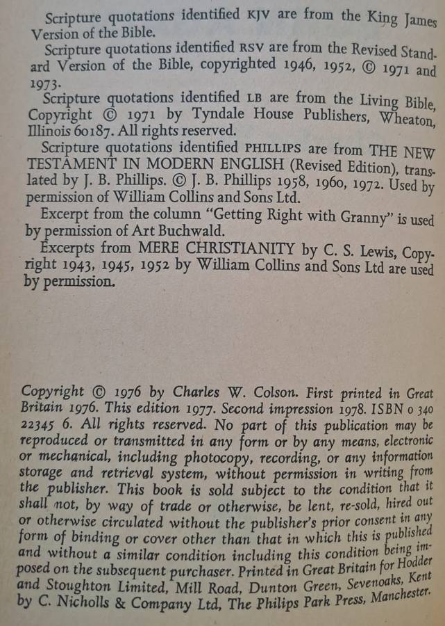 Born Again - Charles W. Colson (Paperback)