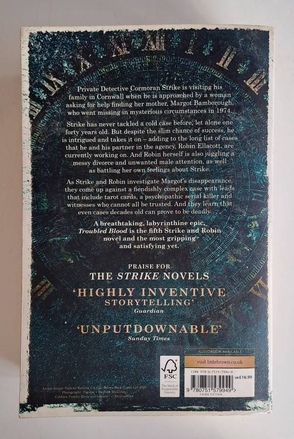 Troubled Blood. - Robert Galbraith (Softcover)