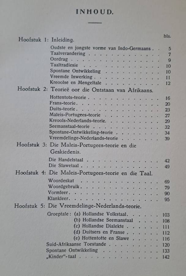 Oor die Ontstaan van Afrikaans - Dr. D. B. Bosman (Hard cover with no dj)