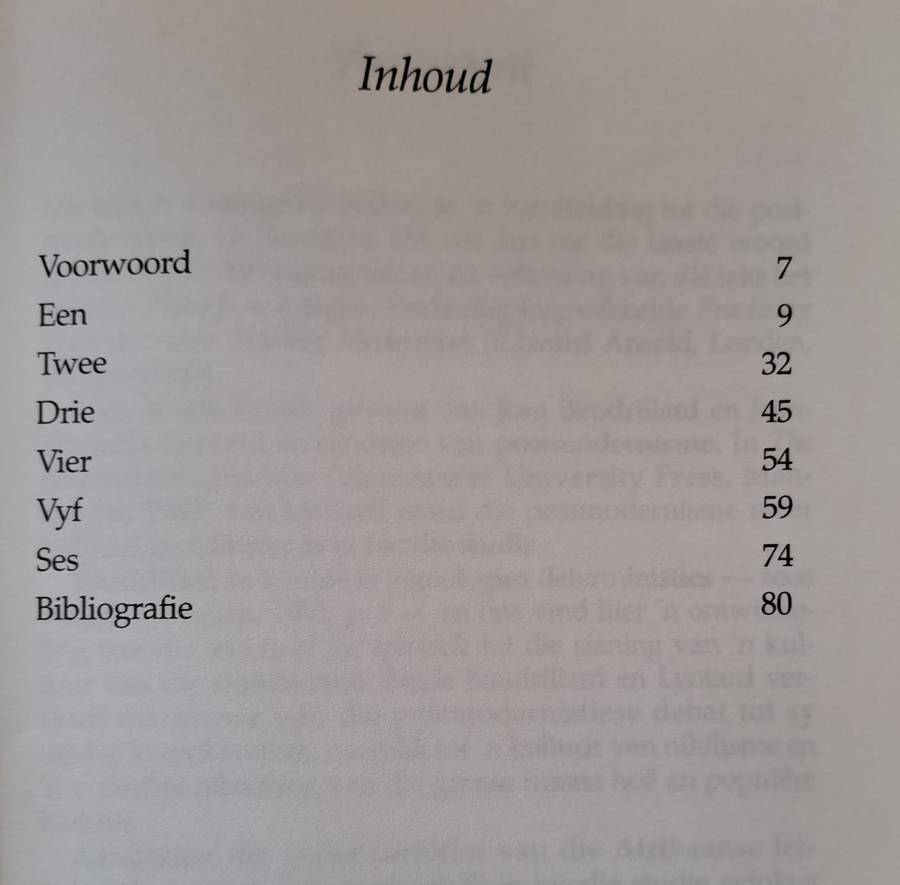 PostModernisme - Joan Hambidge (paperback)