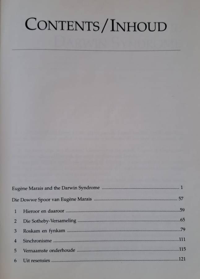 Die dowwe spoor van Eugene Marais - Leon Rousseau (hard cover with dj)