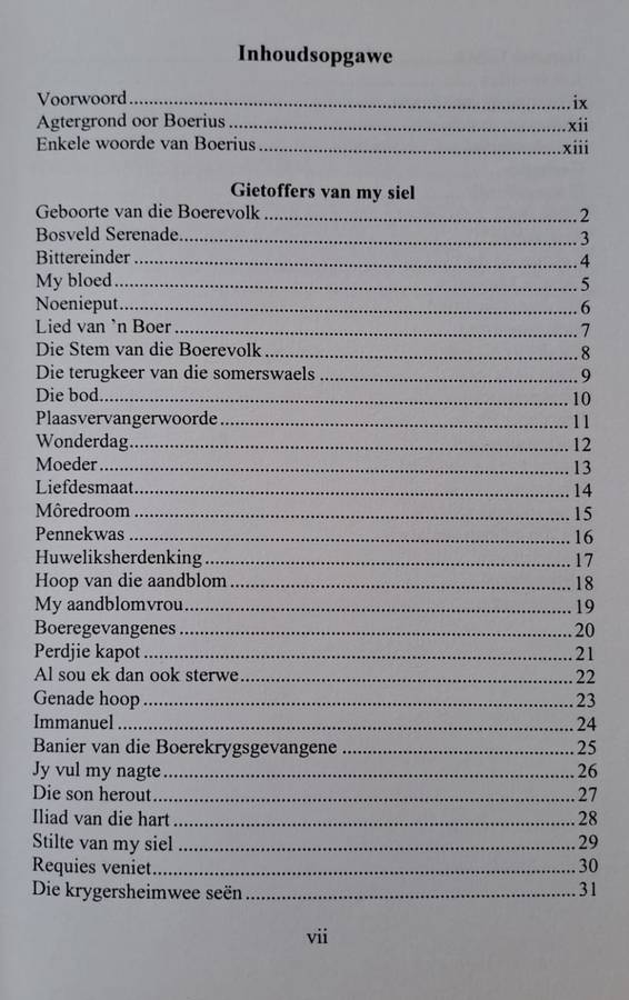 Gietoffers van my Siel - Boerius (paperback)