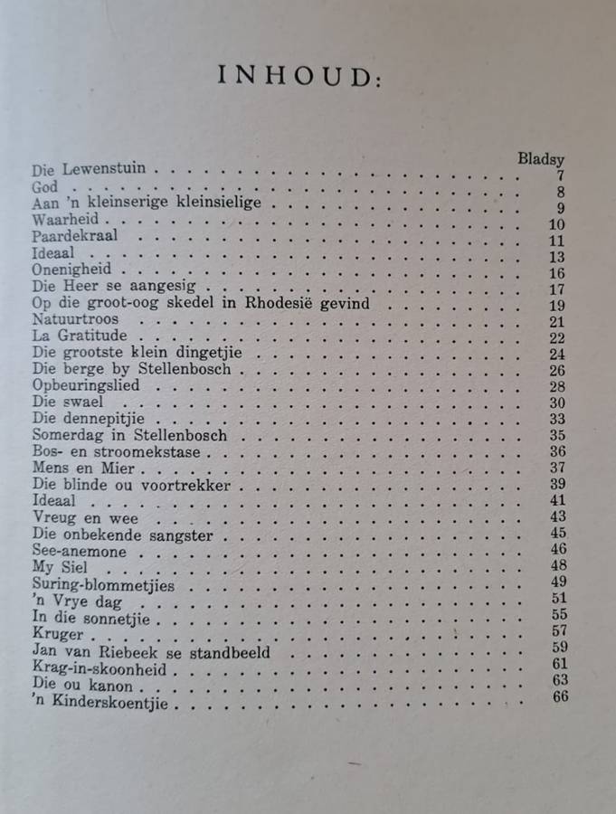Die lewenstuin Enander Gedigte - Jan F. E. Celliers (hard cover with no dj)
