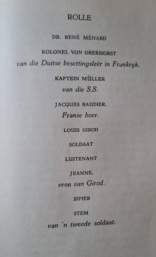 Die Held - N. P. Van Wyk Louw (hard cover with no dj)