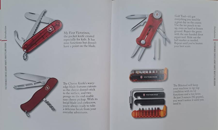 Swiss army knife whittling Book - Chris Lubkemann (Hard cover with no dj)