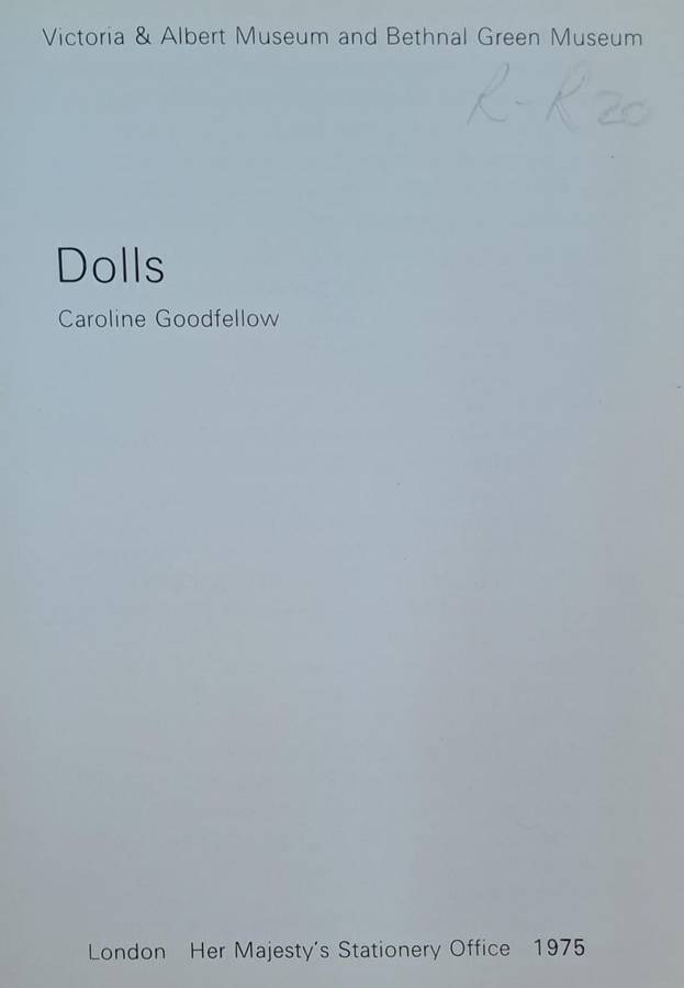 Dolls - Caroline Goodfellow (paperback)