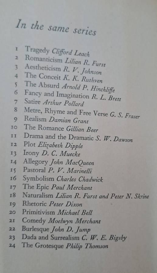 The critical idiom - Moelwyn Merchant (paperback)