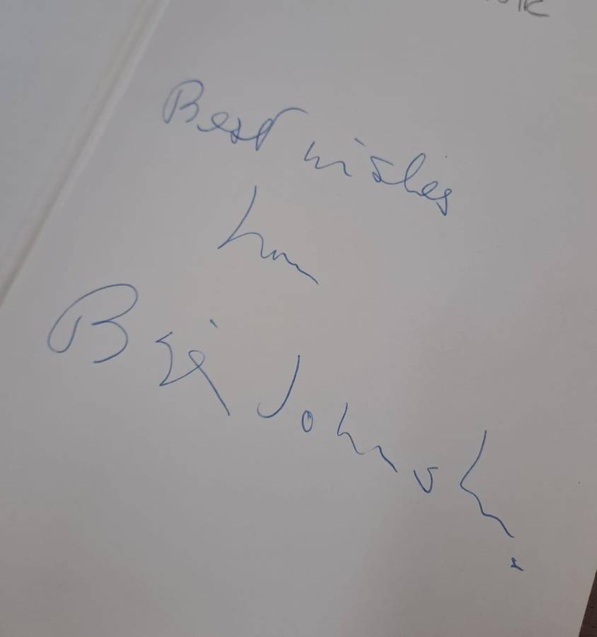 Now here's a funny thing - Brian Johnston (hard cover with no dj)