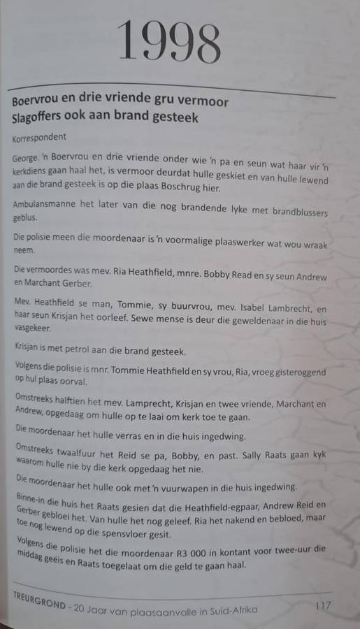 Treurgrond - Chris van Zyl (paperback)