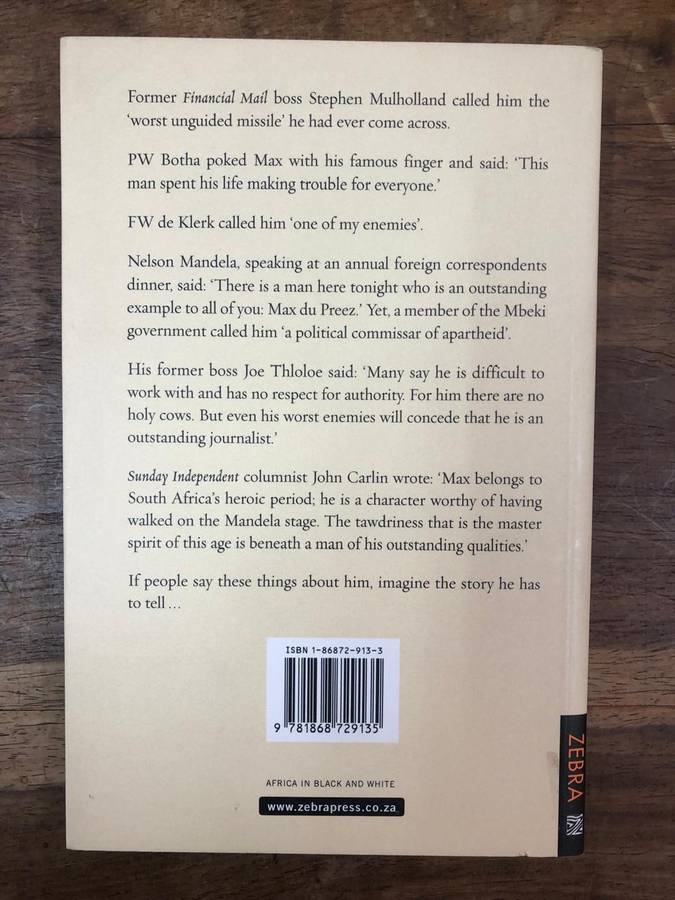 Pale Native - Max Du Preez (Paperback)