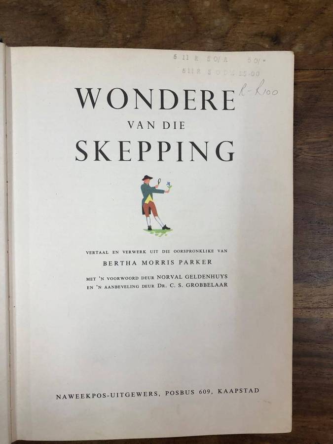 Wondere van die Skepping - Bertha Morris Parker (Hardcover with no dj)