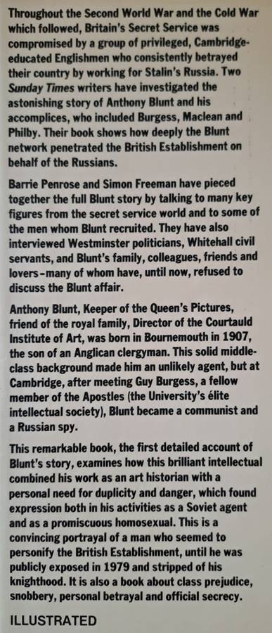 Conspiracy of Silence (The Secret life of Anthony Blunt) - Barrie Penrose & Simon Freeman