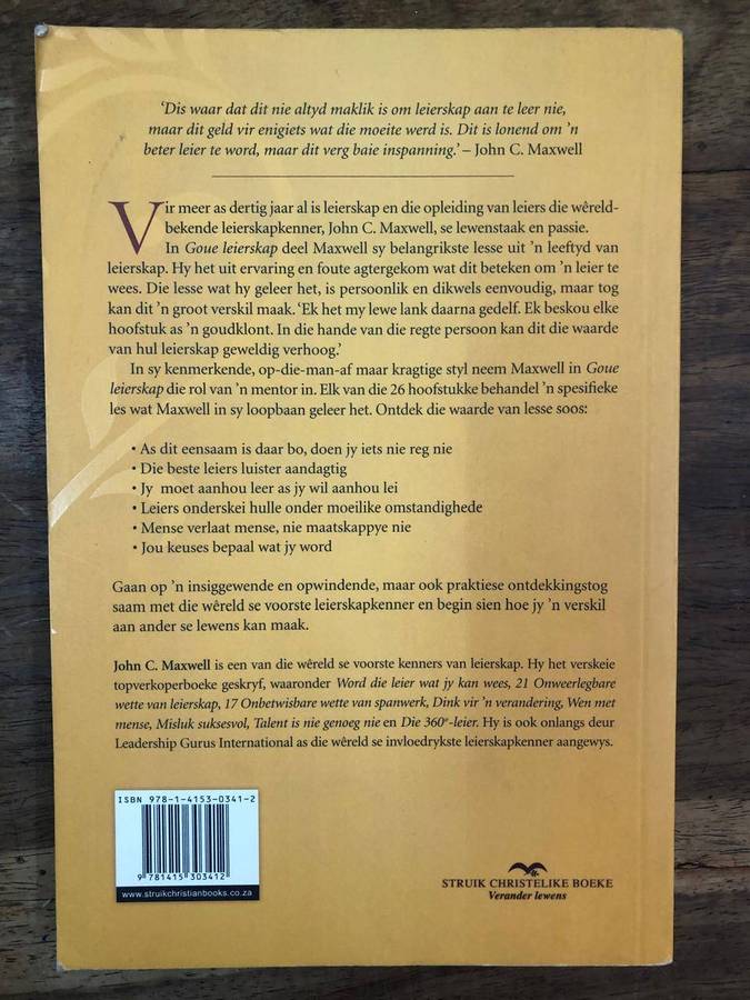Goue Leierskap - John C Maxwell (Paperback)