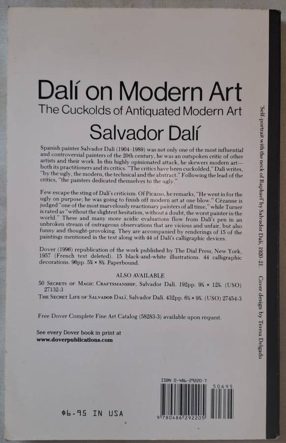 Dali on Modern Art - Salvador Dali (paperback)