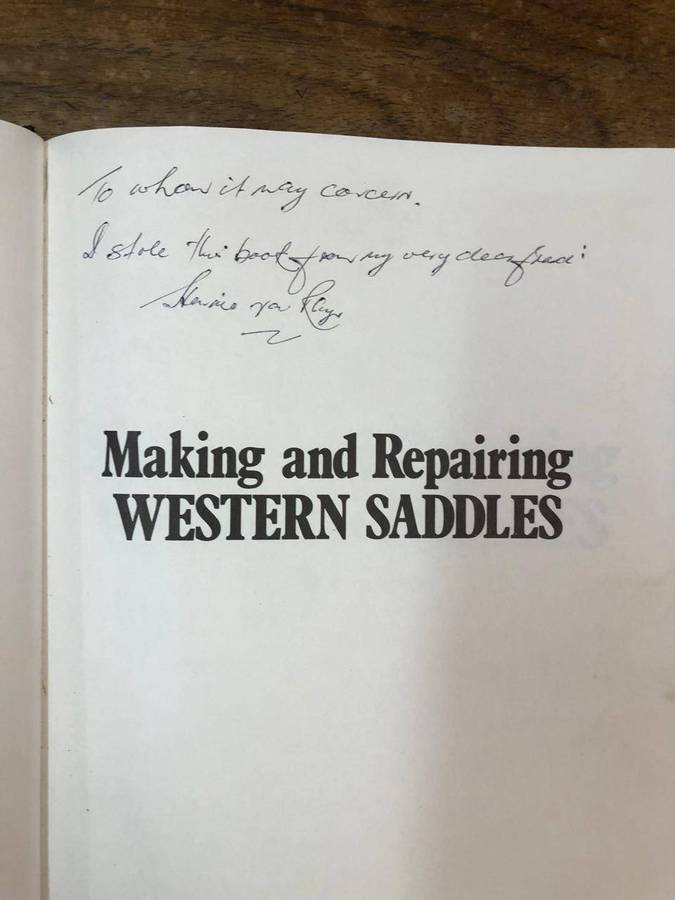 Making and Repairing Western Saddles - Dave Jones (Hardcover with no dj)