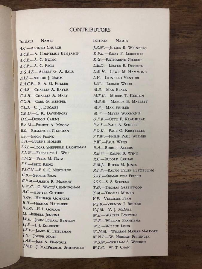 The Dictionary of Philosophy - Dagobert D Runes (Hardcover with dj)