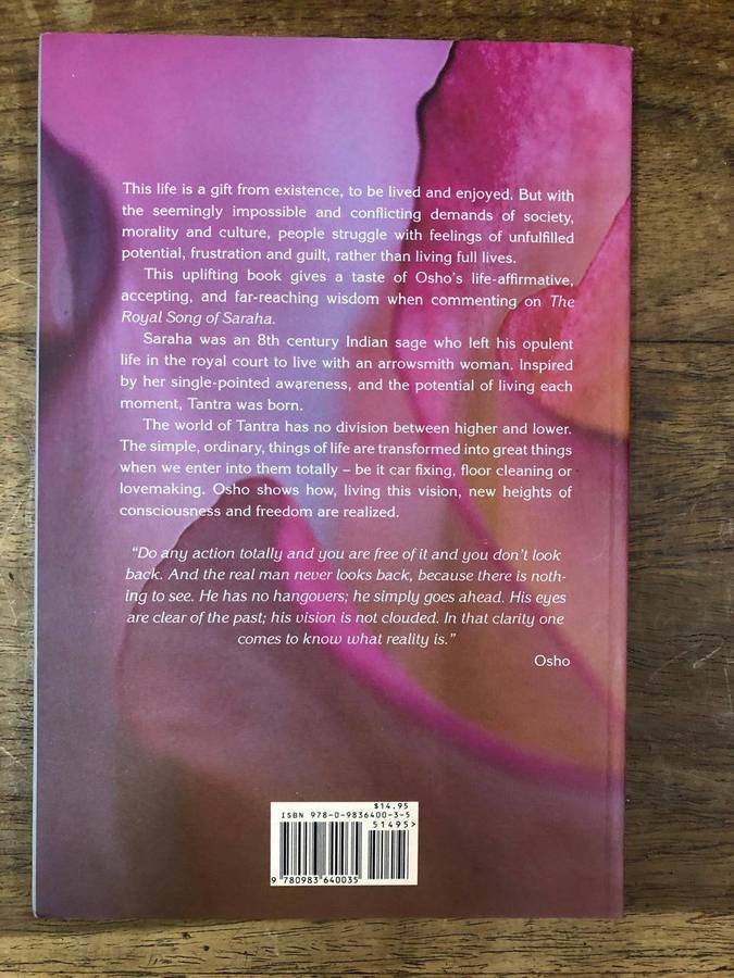 The Tantra Experience - Saraha Osho (Paperback)