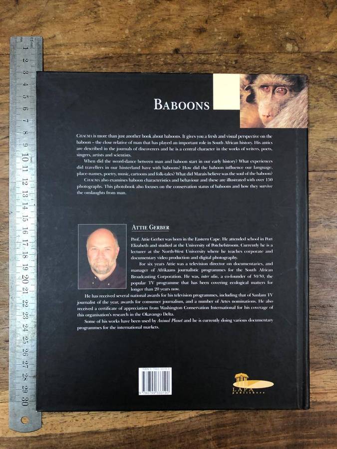 Baboons - Attie Gerber (Hardcover with no dj)