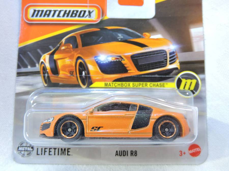 Matchbox AUDI R8 Super Chase ( Orange ) like Hot Wheels
