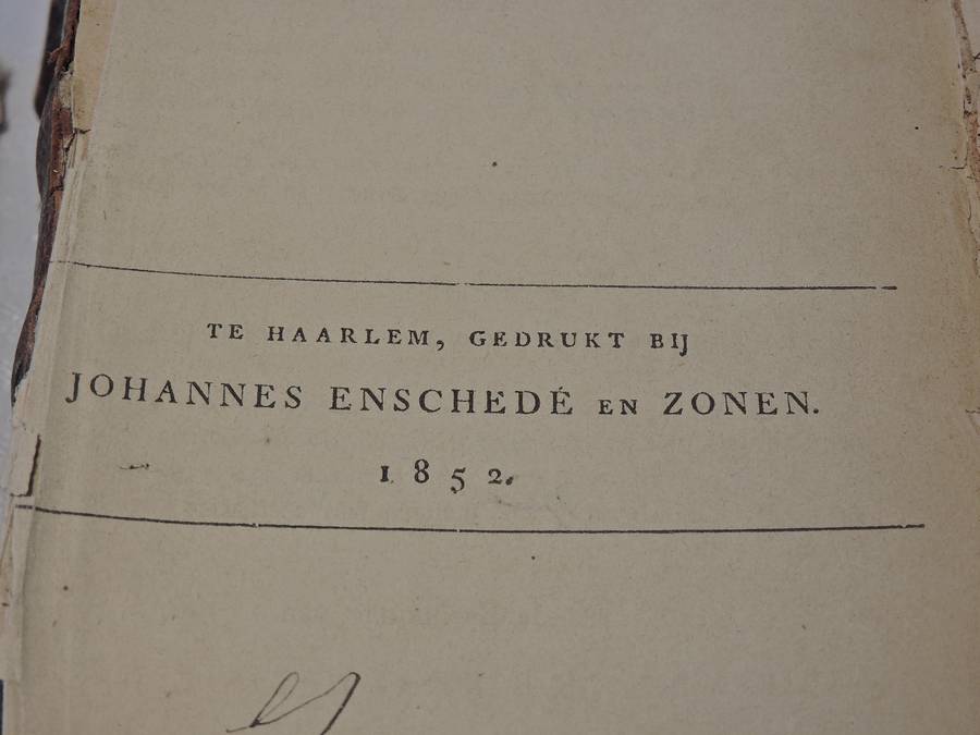 Dutch Bible Bijel Dated 1852 previously belonging to Jordaan Family