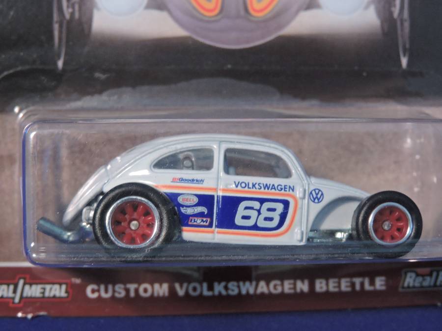 Hot Wheels VW VOLKSWAGEN BEETLE CUSTOM  Air-Cooled Car Culture ( White #68 )