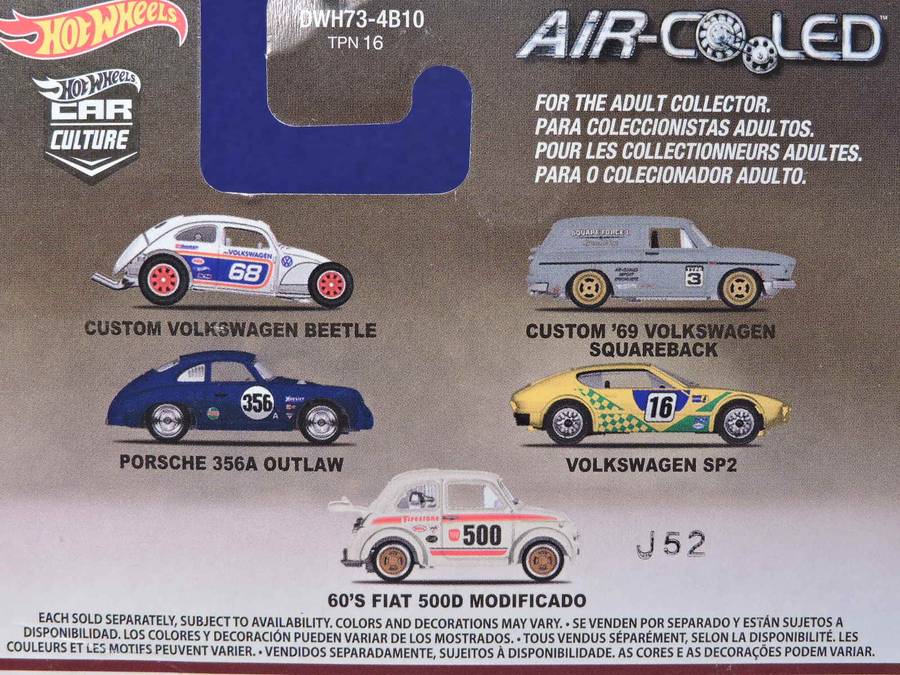 Hot Wheels VW VOLKSWAGEN BEETLE CUSTOM  Air-Cooled Car Culture ( White #68 )