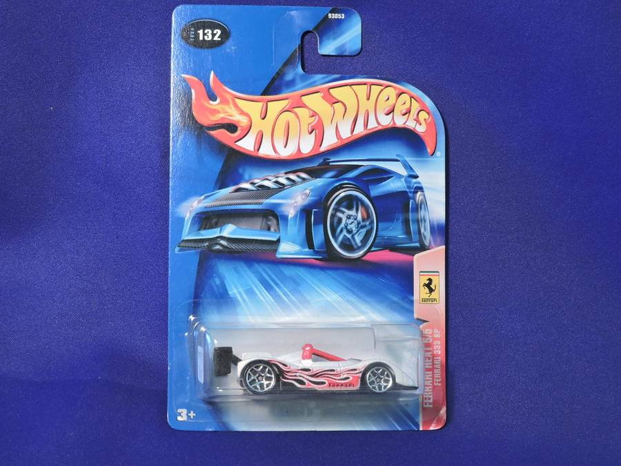 Hot Wheels FERRARI 333 SP ( White with flames )