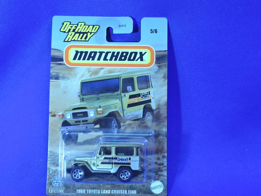 Matchbox TOYOTA LAND CRUISER FJ40 ( Gold ) Off Road Rally 5/6 like Hot Wheels