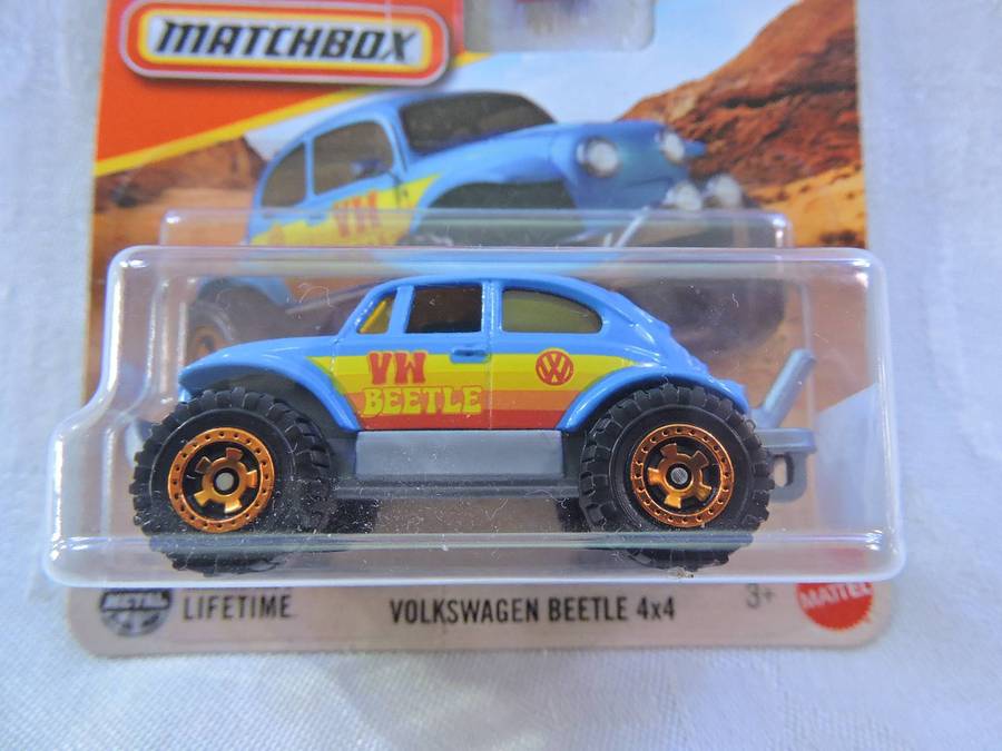 Matchbox VW VOLKSWAGEN Beetle 4X4 Baja Bug ( Blue )  Like Hot Wheels