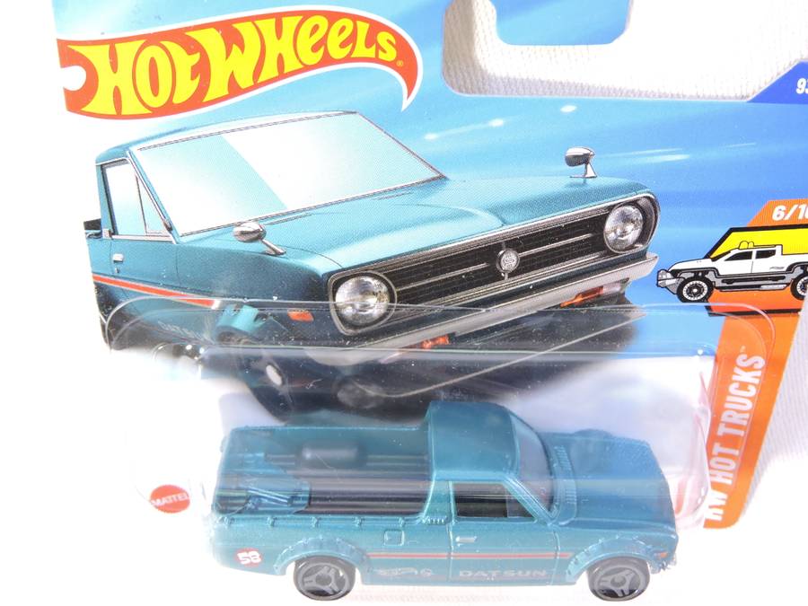 Hot Wheels DATSUN SUNNY ( Green ) Like Nissan 1400 Bakkie