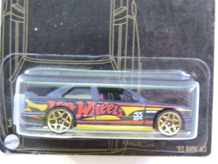 Hot Wheels BMW M3 Boxie Shape ( HW Black ) Long Card
