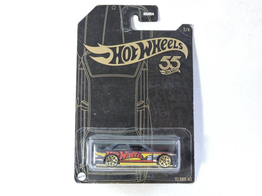 Hot Wheels BMW M3 Boxie Shape ( HW Black ) Long Card