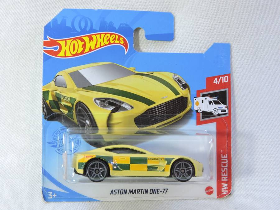 Hot Wheels ASTON MARTIN ONE-77 ( Yellow )