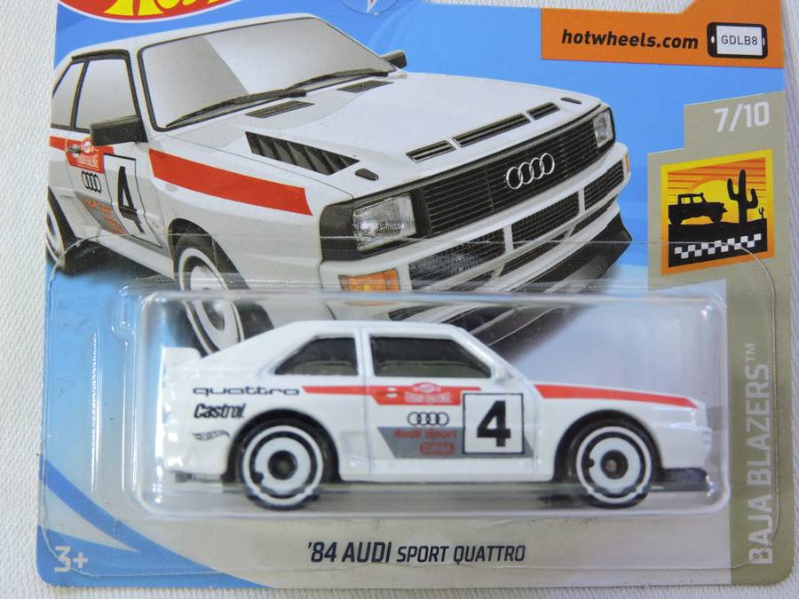 Hot Wheels AUDI Sport QUATTRO ( White #4 )