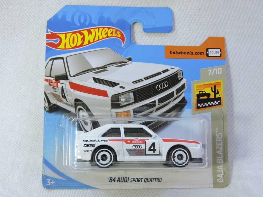 Hot Wheels AUDI Sport QUATTRO ( White #4 )
